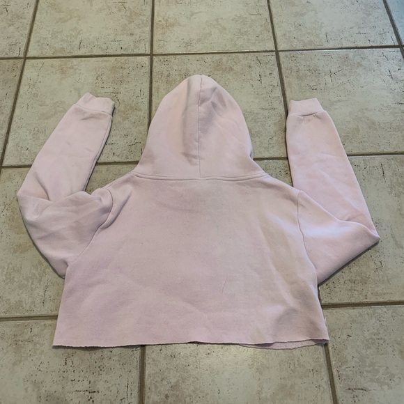 💜 Adorable Snoopy & Woodstock Cropped Hoodie - Pink Size S - Picture 6 of 7